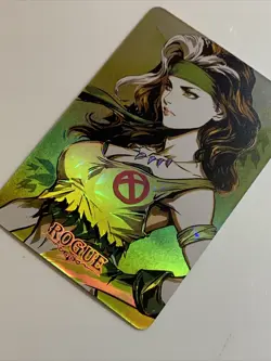 Rogue X-Men Marvel 15 Goddess Anime Waifu Holo Art Card ACG Anna Marie Girl Sexy - Image 3