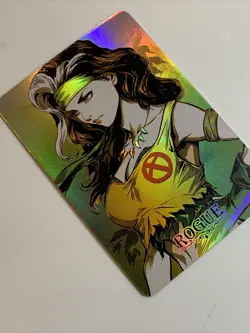 Rogue X-Men Marvel 15 Goddess Anime Waifu Holo Art Card ACG Anna Marie Girl Sexy - Image 4