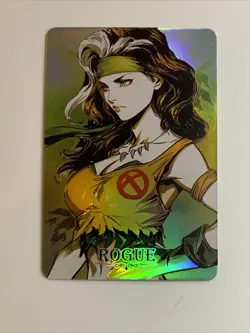 Rogue X-Men Marvel 15 Goddess Anime Waifu Holo Art Card ACG Anna Marie Girl Sexy - Image 5