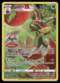 Pokemon Cards Flapple TG02/TG30 Astral Radiance Trainer Gallery Holo NM *2 - Image 1