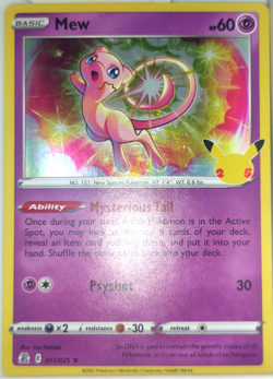 Pokemon Mew #11 Trading Card Game CCG TCG Holo - Image 1