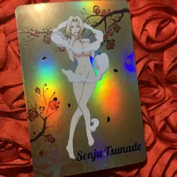 Tsunade NARUTO Golden Anime Goddess ACG Waifu Holo Girl Card - Image 3