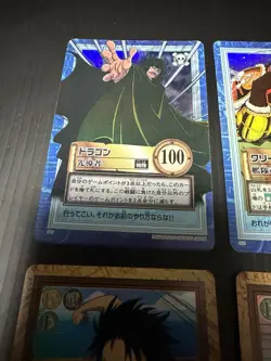 BANDAI One Piece Hyper Battle LUFFY HOLO FOIL CARD VINTAGE ×11 - Image 2