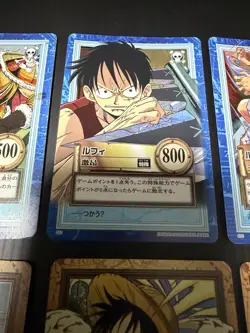 BANDAI One Piece Hyper Battle LUFFY HOLO FOIL CARD VINTAGE ×11 - Image 4