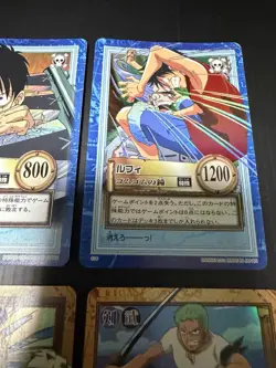 BANDAI One Piece Hyper Battle LUFFY HOLO FOIL CARD VINTAGE ×11 - Image 5