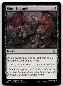 Bitter Triumph #91 (NM) Lost Caverns of Ixalan LCI Magic MTG - Image 1