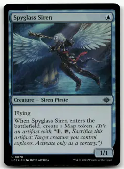 Spyglass Siren #78 (Foil) (NM) Lost Caverns of Ixalan LCI Magic MTG - Image 1