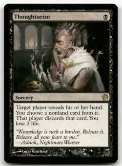 Thoughtseize #107 (NM) Theros THS Magic MTG - Image 1