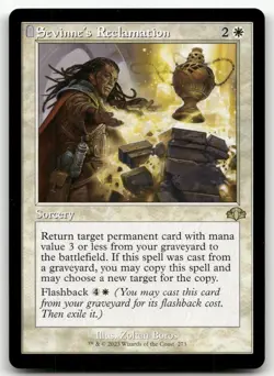 Sevinne's Reclamation (Retro Frame) #273 (NM) Dominaria Remastered DMR Magic MTG - Image 1