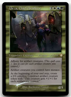 Urza, Chief Artificer (Retro Frame) #2 (Foil) (NM) Brothers' War BRC Magic MTG - Image 1
