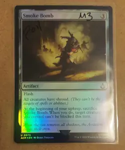 MTG Assassin's Creed *FOIL* U Smoke Bomb #0075 NM - Image 1
