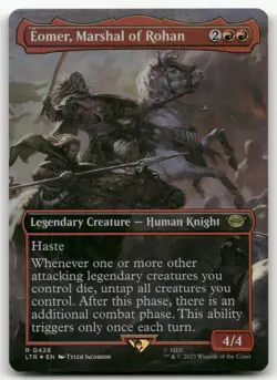 Eomer, Marshal of Rohan (Borderless) #428 (Foil) NM Lord of the Rings Magic MTG - Image 1