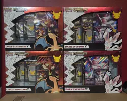 ( Lot Of 4) Pokemon Celebrations 📦 2 Charizard V & 2 Sylveon V Factory Sealed - Image 1