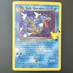 Pokemon Dark Gyarados 8/82 Celebrations Classic Collection Holo 25th Anniversary - Image 3