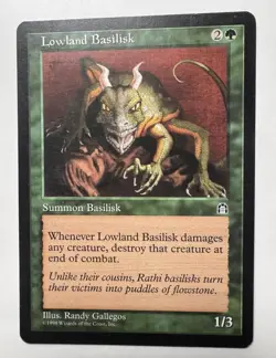 Lowland Basilisk [Stronghold] Magic MTG - Image 1