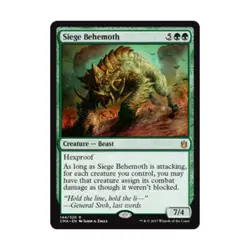 WOTC MTG Commander Anthology Siege Behemoth (R) EX - Image 1