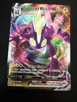 Toxtricity VMAX 071/192 Ultra Rare Full Art SWSH02: Rebel Clash Pokemon - Image 1