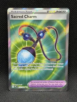 Pokemon TCG SACRED CHARM 122/094 ME02: Phantasmal Flames Ultra Rare Full Art - Image 1