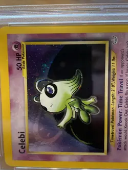 Pokemon Celebi Double Holo Neo Revelation 3/64 PSA 8 - Image 3