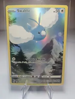 Swablu Gg27/Gg70 Crown Zenith: Galarian Gallery Pokemon TCG Full Art Holo Rare - Image 1