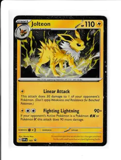 Pokemon TCG - Prismatic Evolutions - Jolteon (169) Black Star Promo - Cosmos - Image 1