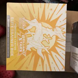 Brilliant Stars Pokemon Center ETB Pokemon TCG Sword & Shield Elite Trainer Box - Image 1
