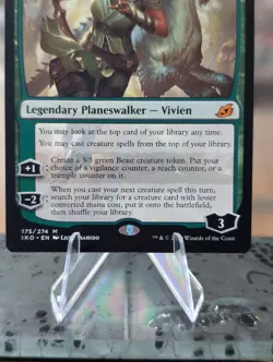 1x Vivien, Monsters' Advocate, English Ikoria: Lair of Behemoths MTG Free Ship! - Image 3