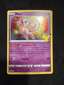 Pokemon - Celebrations 25th Anniversary - Mew #11 NM - Image 1