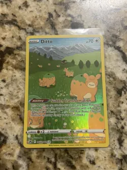 Pokemon TCG Ditto GG22/GG70 Crown Zenith Galarian Gallery Ultra Rare Holo - Image 1