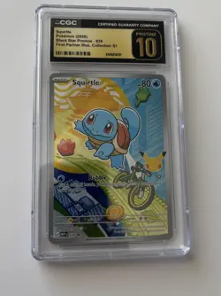 Squirtle Black Star Promos 039 Promo CGC Pristine 10 Pokemon TCG English 2026 - Image 1