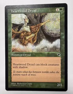Magic the Gathering MTG Heartwood Dryad (231) Tempest LP - Image 1