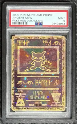 Pokemon the Movie 2000 Ancient Mew Promo PSA 9 MINT - Image 1