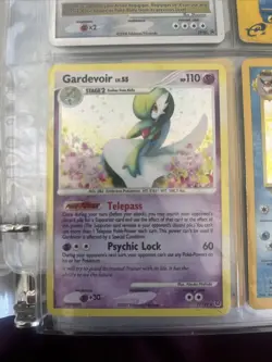 Pokemon Gardevoir Secret Wonders Rare TCG 2007 #7/132 Holo SWIRL - Image 1