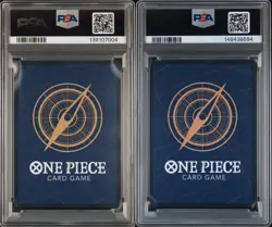 LOT OF 2 ONE PIECE MONKEY D. LUFFY OP09-119 WANTED & OP13-119 SP ALT ART PSA 10 - Image 2