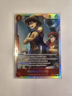 One Piece CCG Monkey.D.Luffy SR Op14-013 Super Rare English Near Mint - Image 1