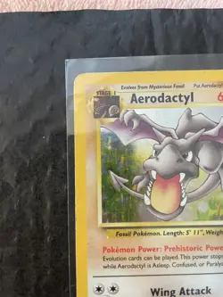Pokemon TCG - Aerodactyl 1/62 Fossil Set Holo Card - Great Condition - Image 3