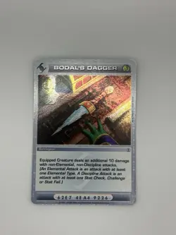 Chaotic Card: Bodal’s Dagger - First Edition - Battlegear - Image 1