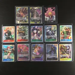 English OP10 (COMPLETE SET 120 CARDS NM) One Piece Royal Blood CCG LOT Holo Don - Image 2