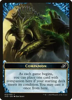 Companion Token 10x - Colorless - Scott Art - IKO Ikoria MTG Magic NM - Image 1