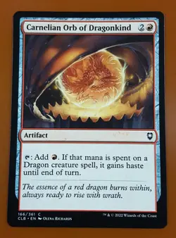 1x Carnelian Orb of Dragonkind | Battle for Baldur's Gate | MTG Magic Cards - Image 1