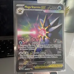 Pokemon Mega Starmie EX Pokemon TCG POR 118/088 Holo Mega Evolution Card - Image 1
