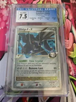 Pokemon TCG Dialga G LV.X Ultra Rare Holo Card 122/127 Platinum - Image 1