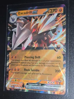 Excadrill EX 046/086 Black Bolt Pokemon Card NM Condition - Image 1