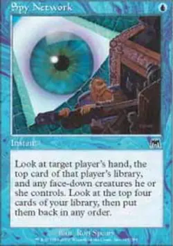 MTG magic cards 1x Spy Network - Foil Onslaught NM-Mint, English - Image 1