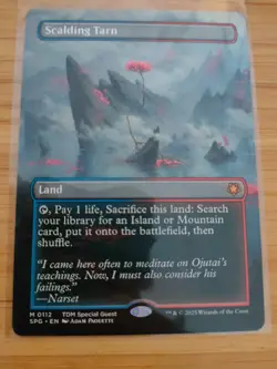 MTG Scalding Tarn (Borderless) 0112 Tarkir: Dragonstorm Special Guests M/NM - Image 1