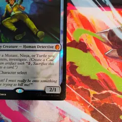 April O'Neil, Live on the Scene #9 - SURGE FOIL - MTG - TMNT - NM - Image 4