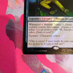 April O'Neil, Live on the Scene #9 - SURGE FOIL - MTG - TMNT - NM - Image 5