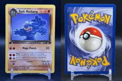 Dark Machamp 27/82 Rare Team Rocket Pokemon 1st Edition LP - Image 3