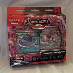 Pokemon League Battle Deck Team Rocket's Mewtwo ex 60 Cards English 2024 - Image 1