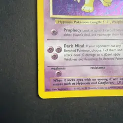 Pokemon TCG Hypno 8/62 Fossil Set Holo Rare Unlimited WOTC Vintage HP - Image 5